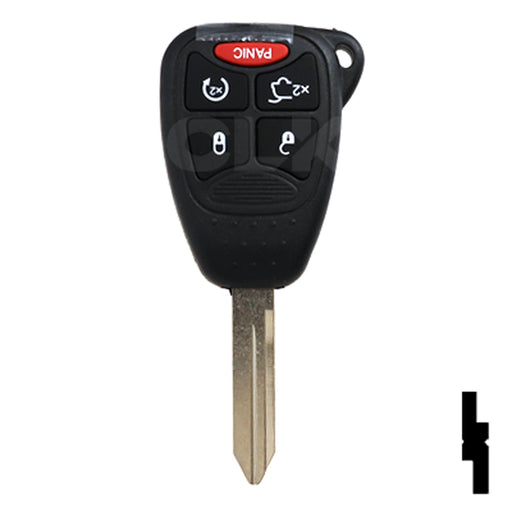 Chrysler 5 Button Remote Head Key 5B3–By Ilco Automotive Key Ilco