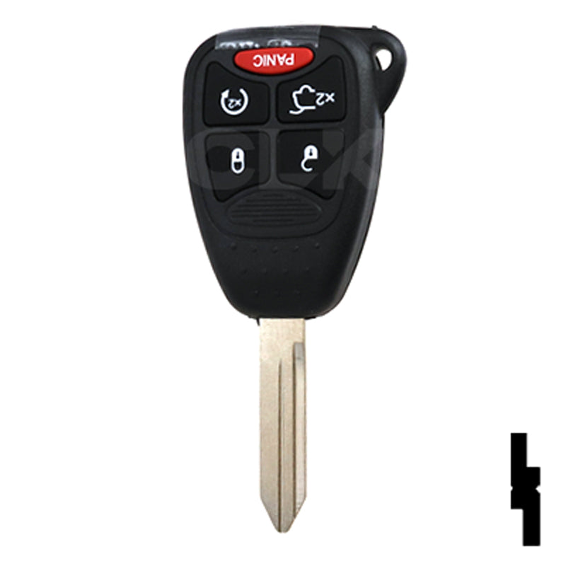 Chrysler 5 Button Remote Head Key W / Hatch (5B1) - By Ilco Automotive Key Ilco