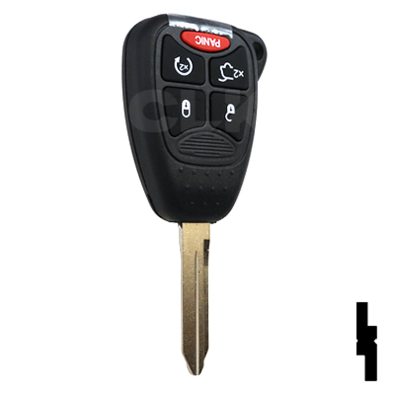 Chrysler 5 Button Remote Head Key W / Hatch (5B1) - By Ilco Automotive Key Ilco