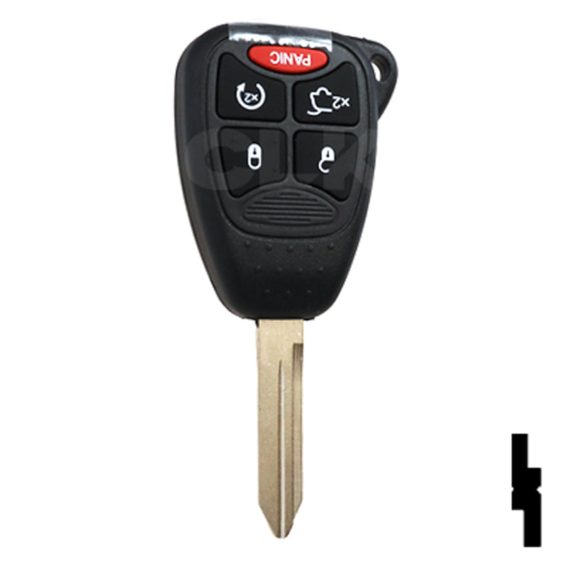 Chrysler 5 Button Remote Head Key W / Hatch (5B1) - By Ilco Automotive Key Ilco