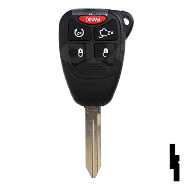 Chrysler 5 Button Remote Head Key W / Hatch (5B1) - By Ilco Automotive Key Ilco