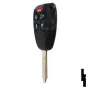 Chrysler 5 Button Remote Head Key W / Trunk (5B2) - By Ilco Automotive Key Ilco