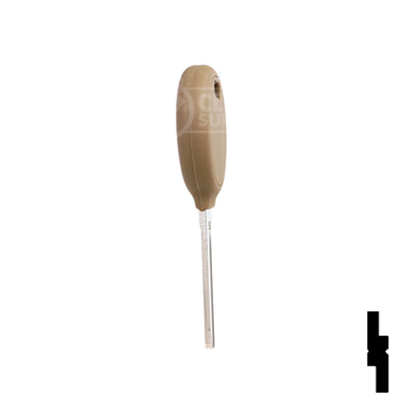 Uncut Transponder Key | Chrysler | Y164-PT, 692352 — CLK Supplies
