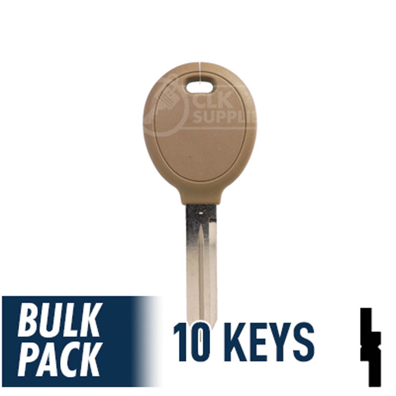 Uncut Transponder Key | Chrysler | Y164-PT, 692352 (Pack of 10