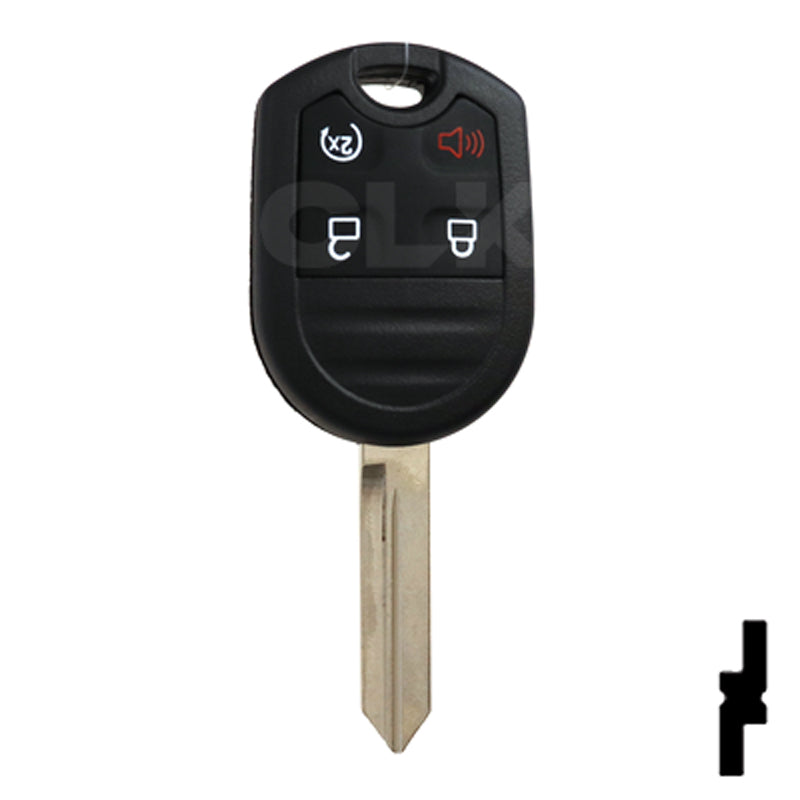 Ford 4 Button Remote Head Key (4B2) - By Ilco Automotive Key Ilco