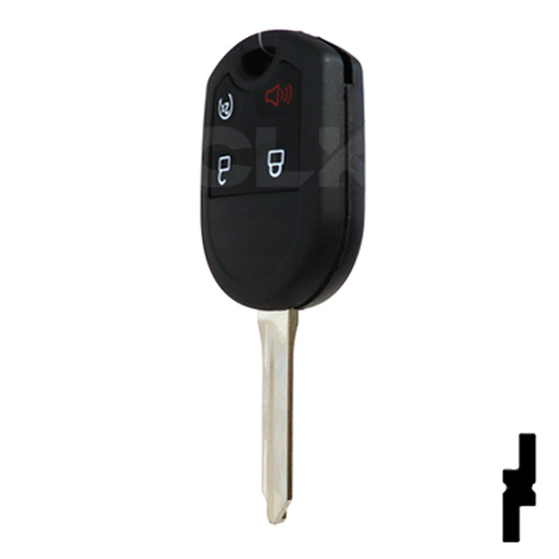 Ford 4 Button Remote Head Key (4B3) - By Ilco Automotive Key Ilco