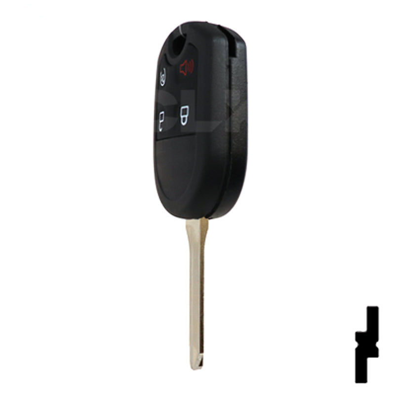 Ford 4 Button Remote Head Key (4B3) - By Ilco Automotive Key Ilco