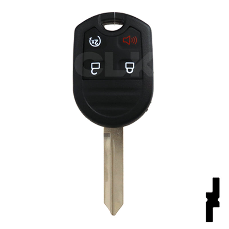 Ford 4 Button Remote Head Key (4B3) - By Ilco Automotive Key Ilco