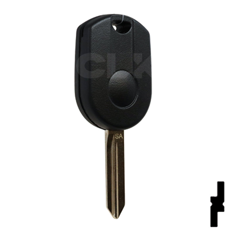 Ford 5 Button Remote Head Key (5B1) - By Ilco Automotive Key Ilco