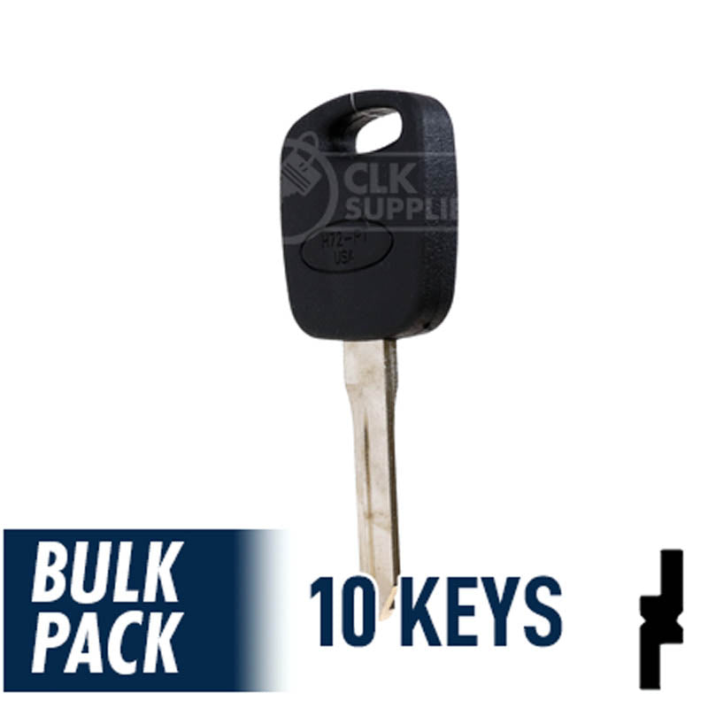 Ford Transponder Key ( H72-PT, 598333 ) Pack of 10 Automotive Key JMA USA