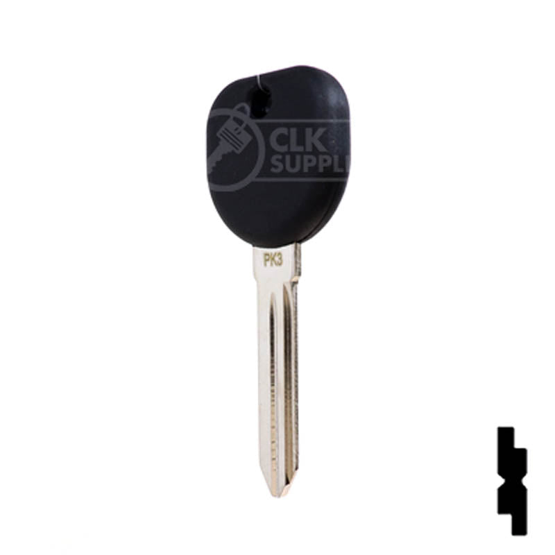 GM Transponder Key ( B112-PT, 692139 ) Automotive Key LockVoy