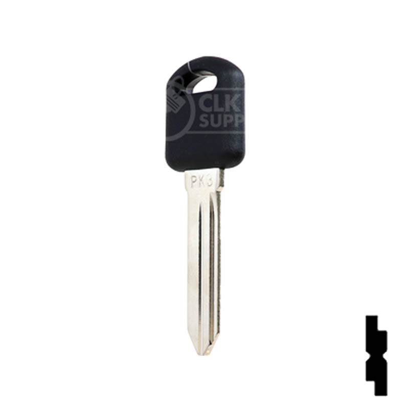 GM Transponder Key ( B97-PT, 690552 ) Automotive Key LockVoy