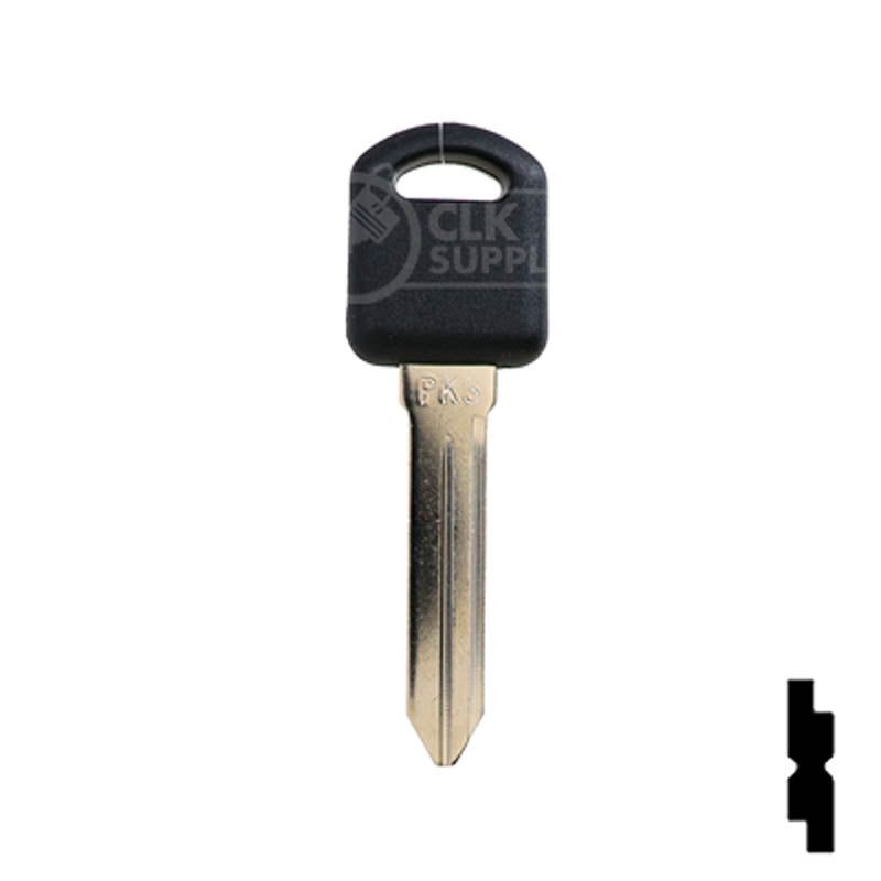 GM Transponder Key RW ( B103-PT5, 692064 ) Automotive Key LockVoy