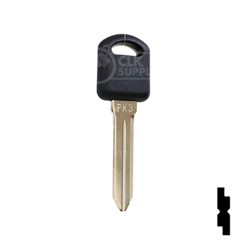GM Transponder Key RW ( B103-PT5, 692064 ) Automotive Key LockVoy