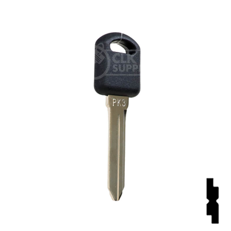 GM Transponder Key RW ( B103-PT5, 692064 ) Automotive Key LockVoy