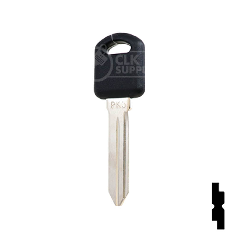 GM Transponder Key RW ( B103-PT5, 692064 ) Automotive Key LockVoy