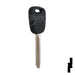 H78-P Plastic Head Key Blank Automotive Key JMA USA