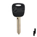 H78-P Plastic Head Key Blank Automotive Key JMA USA