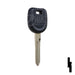 JMA Cloneable Key Mitsubishi MIT16APT (TPX3-MIT-18.P) Automotive Key JMA USA