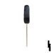 JMA Cloneable Key Mitsubishi MIT16APT (TPX3-MIT-18.P) Automotive Key JMA USA