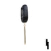 JMA Cloneable Key Mitsubishi MIT16APT (TPX3-MIT-18.P) Automotive Key JMA USA