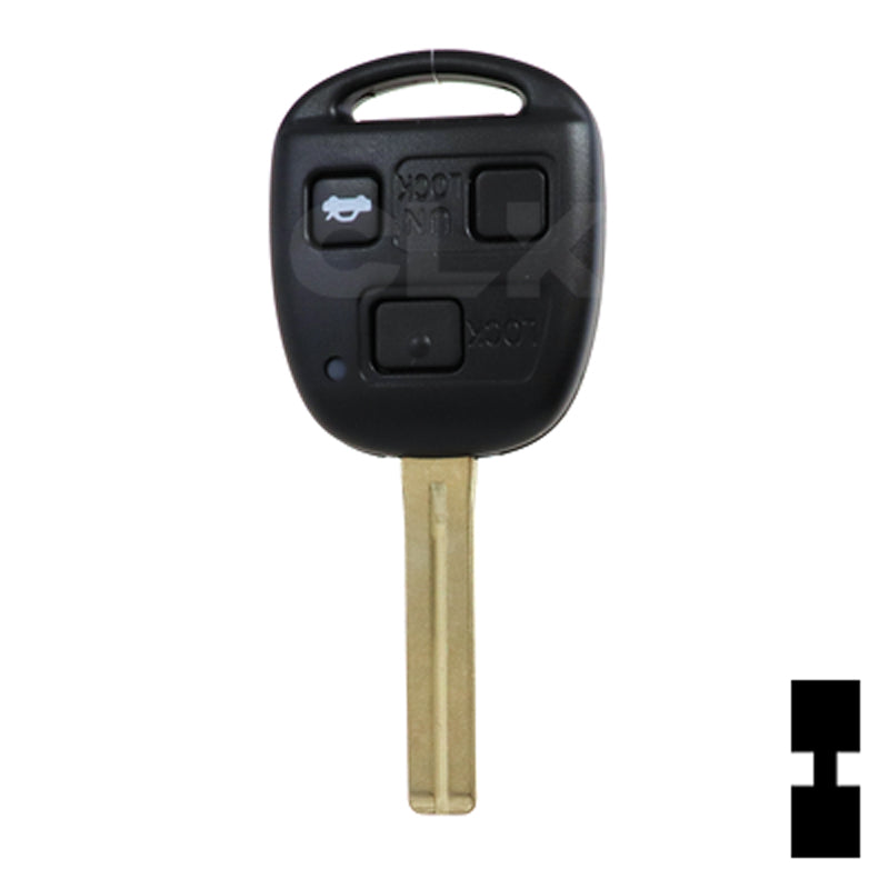 Lexus 3 Button 4C Remote Head Key (3B4) - By Ilco Automotive Key Ilco