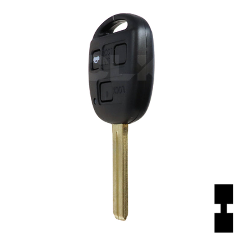 Lexus 3 Button 4C Remote Head Key (3B4) - By Ilco Automotive Key Ilco
