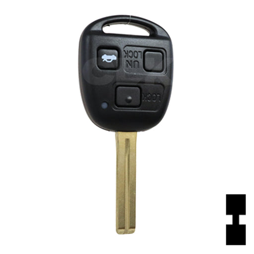 Lexus 3 Button 4C Remote Head Key (3B4) - By Ilco Automotive Key Ilco