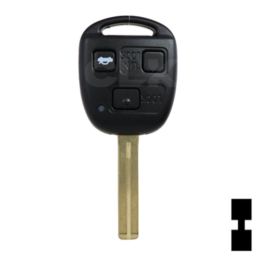 Lexus 3 Button 4C Remote Head Key (3B4) - By Ilco Automotive Key Ilco