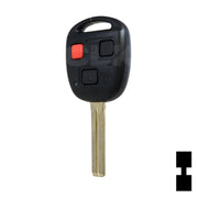 Lexus 3 Button 4D68 Remote Head Key (3B3) - By Ilco Automotive Key Ilco