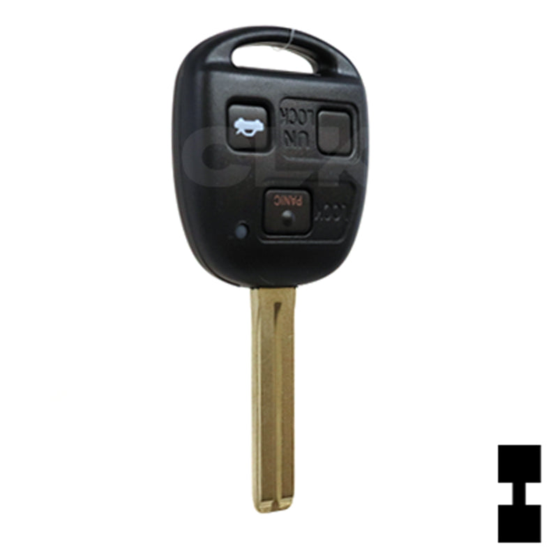 Lexus 3 Button Remote Head Key 3B6 – By Ilco Automotive Key Ilco
