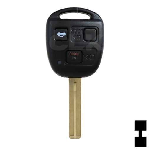 Lexus 3 Button Remote Head Key 3B6 – By Ilco Automotive Key Ilco