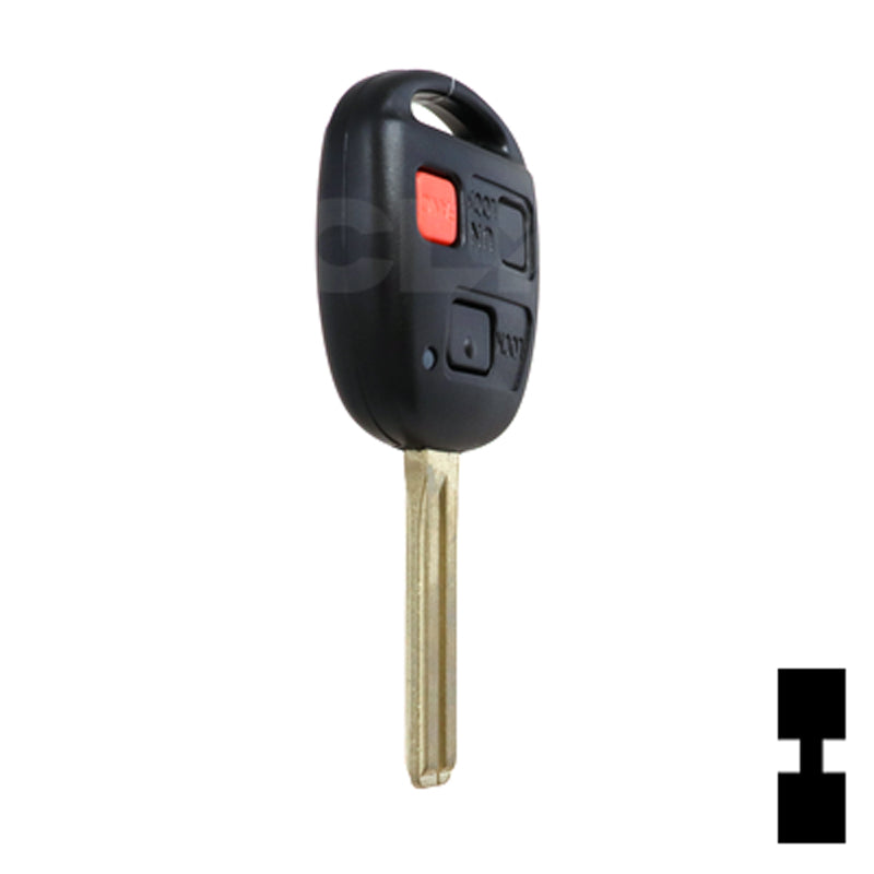 Lexus 3 Button Remote Head Key 3B7 – By Ilco Automotive Key Ilco