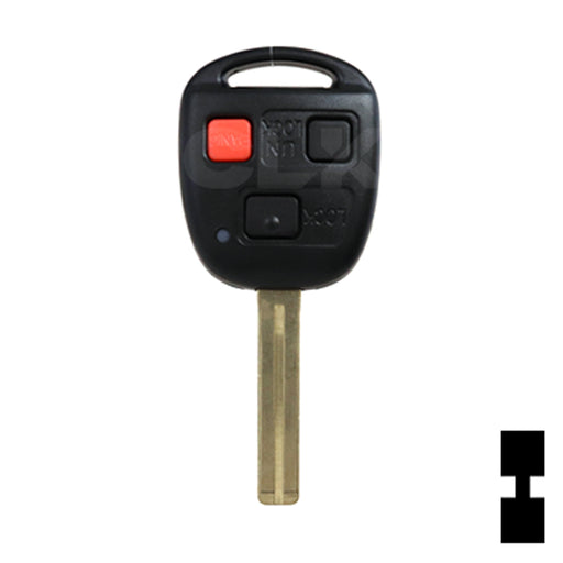 Lexus 3 Button Remote Head Key 3B7 – By Ilco Automotive Key Ilco