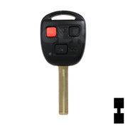 Lexus 3 Button Remote Head Key 3B7 – By Ilco Automotive Key Ilco