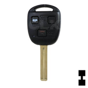 Lexus 3 Button Remote Head Key (TOY48/4C) (3B1) - By Ilco Automotive Key Ilco