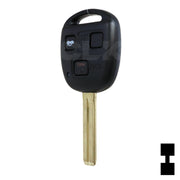 Lexus 3 Button Remote Head Key (TOY48/4C) (3B1) - By Ilco Automotive Key Ilco