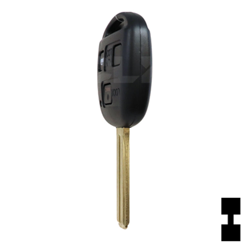 Lexus 3 Button Remote Head Key (TOY48/4C) (3B1) - By Ilco Automotive Key Ilco