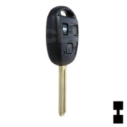 Lexus 3 Button Remote Head Key (TOY48/4C) (3B1) - By Ilco Automotive Key Ilco