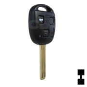 Lexus 3 Button Remote Head Key (TOY48/4C) (3B1) - By Ilco Automotive Key Ilco