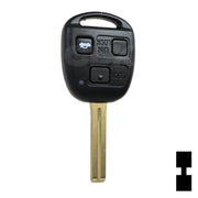 Lexus 3 Button Remote Head Key (TOY48/4D68) (3B2) - By Ilco Automotive Key Ilco