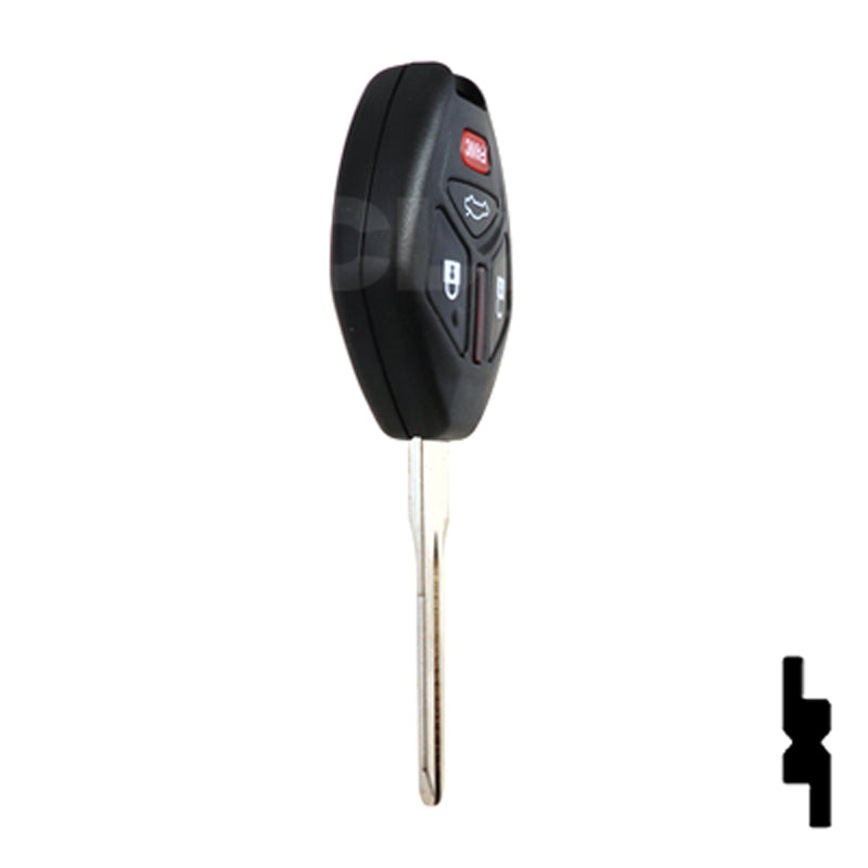 Mitsubishi 4 Button Remote Head Key (MIT 16) - By Ilco Automotive Key Ilco