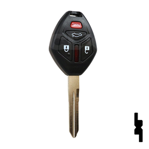 Mitsubishi 4 Button Remote Head Key (MIT 16) - By Ilco Automotive Key Ilco