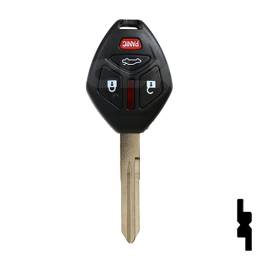 Mitsubishi 4 Button Remote Head Key (MIT 16) - By Ilco Automotive Key Ilco