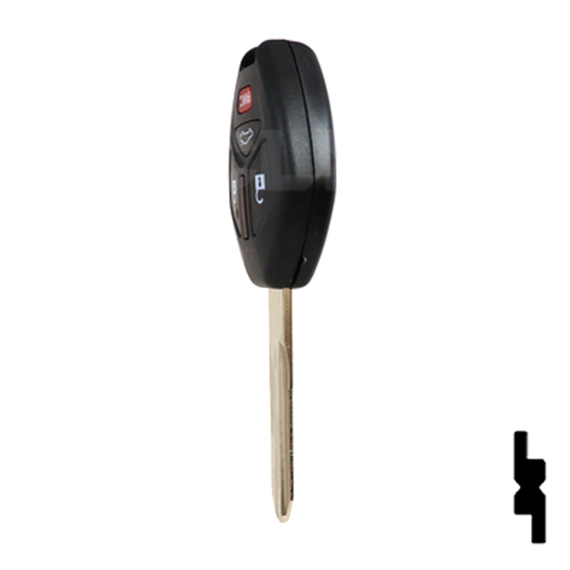 Mitsubishi 4 Button Remote Head Key (MIT 17) (4B2) - By Ilco Automotive Key Ilco
