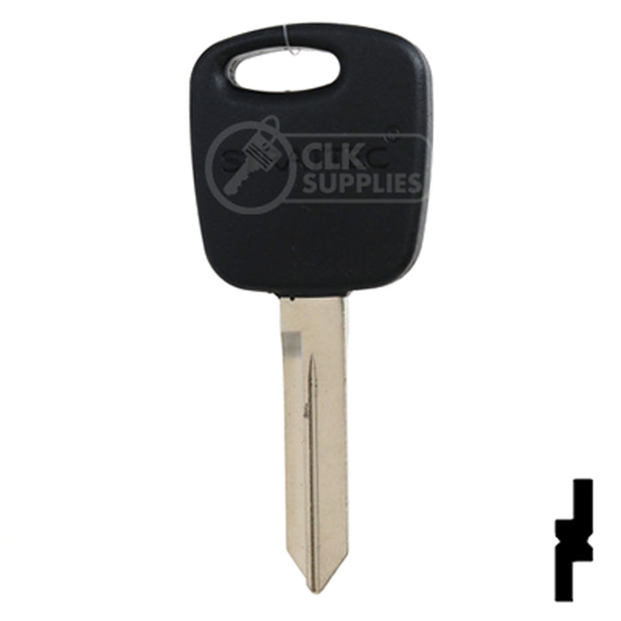OEM Uncut Transponder Key | Ford | H72-PT,597602 Automotive Key Strattec