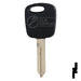 OEM Uncut Transponder Key | Ford | H72-PT,597602 Automotive Key Strattec