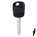 OEM Uncut Transponder Key | Ford | H72-PT,597602 Automotive Key Strattec