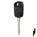 OEM Uncut Transponder Key | Ford | H72-PT,597602 Automotive Key Strattec