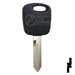 OEM Uncut Transponder Key | Ford | H72-PT,597602 Automotive Key Strattec